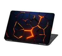 Film Universel pour Ordinateur Portable Design Cover: Abstrait Housse de Protection Autocollant en Vinyle Skin Sticker adhésif (15″, Lp67 Broken Steel)