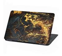 Film Universel pour Ordinateur Portable Design Cover: Abstrait Housse de Protection Autocollant en Vinyle Skin Sticker adhésif (13-14″, Lp33 Poudre d'or)