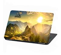 Film universel pour ordinateur portable Design Cover: Adventure Housse de protection autocollant en vinyle Skin Sticker adhésif (15″, Lp14 Mountain sun)