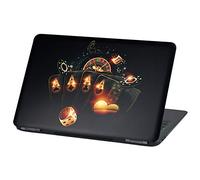 Film Universel pour Ordinateur Portable Design Cover Housse de Protection Autocollant en Vinyle Skin Sticker adhésif (13-14″, LP56 Casino)