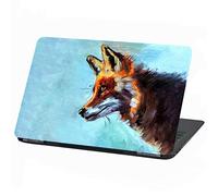Film Universel pour Ordinateur Portable Design Cover Housse de Protection Autocollant en Vinyle Skin Sticker adhésif (13-14″, LP35 Beautiful Fox)