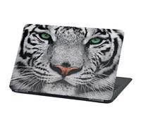 Film Universel pour Ordinateur Portable Design Cover Housse de Protection Autocollant en Vinyle Skin Sticker adhésif (15″, LP42 White Tiger)