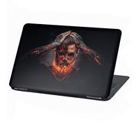 Film Universel pour Ordinateur Portable Design Cover Housse de Protection Autocollant en Vinyle Skin Sticker adhésif (13-14″, LP01 Firebeard)