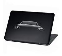 Film Universel pour Ordinateur Portable Design Cover: Véhicules Housse de Protection Autocollant en Vinyle Skin Sticker adhésif (15″, LP07 Black Car)