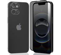 Film Verre Trempé Confidentialité Pour Iphone 16e - 1 Vitre + 2 Protège-Objectifs, Dureté 9h Anti-Rayures, Revêtement Oléophobe/Hydrophobe, Protection Vie Privée 45°
