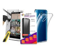 Film verre trempé + coque de protection souple pour Samsung Galaxy A5 2017 A520 - Marque Yuan Yuan