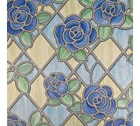 Film Vetrodécor Ambert, Film de décoration du Verre, Film de confidentialité, Feuille de décoration de fenêtre, 45cm x 2m, 95µm (Stärke: 0,095 mm), Venilia 54640