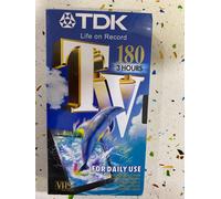 TDK Cassette VHS E180 TV vierge