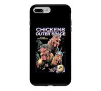 Film Vintage de Science-Fiction Poulets de l'espace Extra-atmosphérique Coque pour iPhone 7 Plus/8 Plus