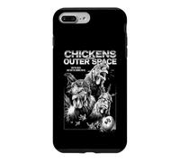 Film Vintage de Science-Fiction Poulets de l'espace Extra-atmosphérique Coque pour iPhone 7 Plus/8 Plus
