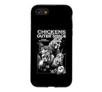 Film Vintage de Science-Fiction Poulets de l'espace Extra-atmosphérique Coque pour iPhone SE (2020) / 7/8