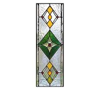 Film Vitrail Vitrage teinté Vintage avec Film Anti-Regards, Anti-lumière, Antistatique(Color 1,60x120cm)