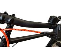 Filmer Protection de câble de frein pour vélo - Décoration pour votre vélo - Protège vos câbles de vélo (rouge fluo)