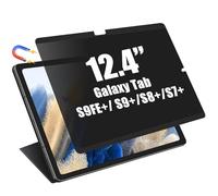 FILMEXT Écran de confidentialité magnétique pour Samsung Galaxy Tab S10 Plus 2024/Tab S9 FE+/Tab S9 Plus 2023/Tab S8+/Tab S7 FE/Tab S7 Plus 2020 12,5", filtre d'écran anti-lumière bleue, mat