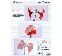 Films à plastifier Olympia DIN A3 80 microns (25 pièces)
