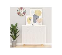 Films autoadhésifs pour meubles 2 pcs Bois blanc 500x90 cm PVC
