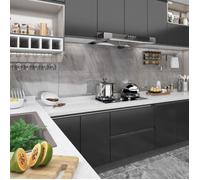 Films autoadhésifs pour meubles - vidaXL - Noir - 500x90 cm - PVC - Autocollant - Opaque - Résistant à l'humidité