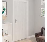 Films Autoadhésifs Pour Portes 4 Pcs Bois Blanc 210x90 Cm Pvc