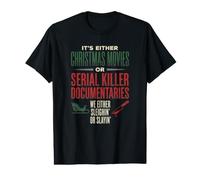 Films de Noël ou documentaires sur Le Crime T-Shirt Graphique avec Valeur