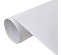 Films de voiture 2 pcs Blanc mat 100x150 cm+50x150 cm