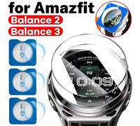 Films en verre trempé faciles à installer pour Amazfit Balance 3 2, protection d'écran haute définition anti-rayures avec kit anti-poussière 2PCS