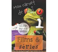 Films & Séries: Carnet suivi et critiques de mes soirées télé | Format 15,2 x 22,9 cm - 100 pages