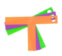 Filmsticks Lot de 3 Marqueurs T-Markers Colorés Brille dans le Noir Caoutchouc Recyclable pour Positions Acteur pour Film, Appareil photo, Télévision et Sport