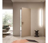 FILO44 Porte Affleurante Murale Battante Réversible Peignable Cadre en Aluminium pour Murs en Maçonnerie et Cloisons Sèches h: 210 cm (Blanc Peignable, 90 x 210 cm)