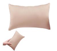 FILOEEX Petits oreillers pour dormir, 27,9 x 17,8 cm, mini oreiller doux avec taie d'oreiller, petits oreillers pour adultes, enfants, chats, chiens, soutien de la taille de bureau, lavable en machine