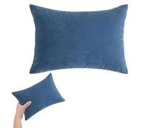 FILOEEX Petits oreillers pour dormir, 27,9 x 17,8 cm, mini oreiller doux avec taie d'oreiller, petits oreillers pour adultes, enfants, chats, chiens, soutien de la taille au bureau, lavable en machine