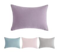 FILOEEX Petits oreillers pour dormir, 27,9 x 17,8 cm, mini oreiller doux avec taie d'oreiller, petits oreillers pour adultes, enfants, chats, chiens, soutien de la taille de bureau, lavable en machine