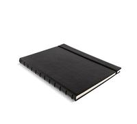 Filofax 115022 Carnet de note A4 avec feuille repositionnable Noir