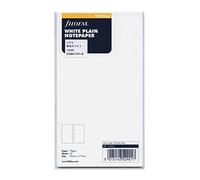 Filofax 132405 Recharge pour Organiseur feuille de note uni Blanc