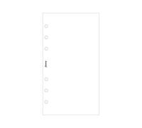 Filofax 132451 Paquet de 100 Feuilles de note uni Blanc