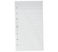 Filofax 132905 Recharge pour Organiseur feuille de note quadrillé Blanc