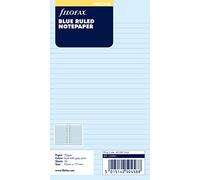 Filofax 133001 Recharge pour Organiseur feuille de note ligné Bleu