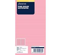 Filofax 133007 Recharge pour Organiseur feuille de note ligné Rose