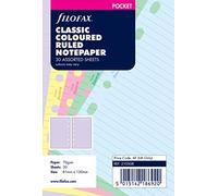 Filofax 210508 Paquet de 30 feuilles pour Organiseur Couleurs Assorties