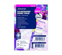 Filofax 22-6321 Agenda semainier 2022 sur 2 pages Motif floral
