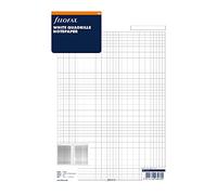 Filofax 292905 Feuille de note A4 quadrillé Blanc