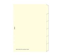 Filofax 341680 Index A5 vierge Crème