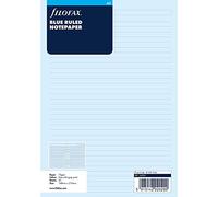 Filofax 343001 Recharge pour Organiseur feuille A5 ligné Bleu