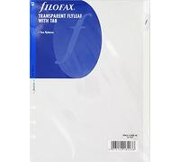 Filofax 343613 Feuille avec Index A5 Transparent