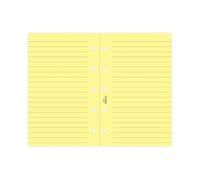 Filofax 513010 Recharge pour Organiseur feuille de note ligné Jaune