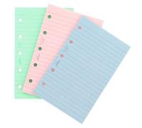 Filofax – Recharge feuilles lignées Mini – Pastel (couleurs assorties)
