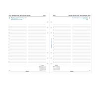 Filofax A5 Day Per Page 5 Language Appointments Diary - 2023