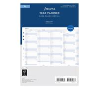 Filofax A5 Planning Annuel Vertical - Anglais - 2026