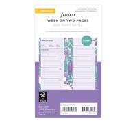 Filofax Agenda 2026 26-6341 - Semaine sur 2 pages - 5 langues
