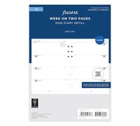 Filofax Agenda 2026 26-68522 - Format A5 - Semainier sur 2 pages (français non garanti)