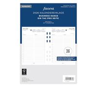 Filofax Agenda 2026, format A5, multicolore, 1 jour par page, en allemand
